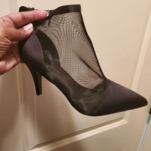 New Look sold by asos mesh wide width booties.